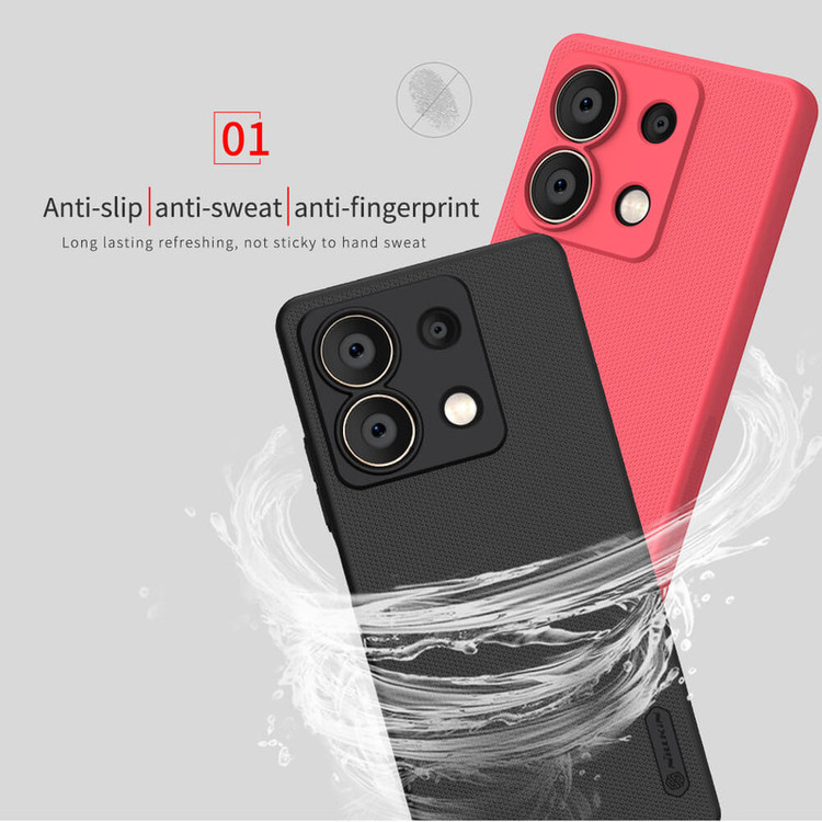 کاور نیلکین مدل Super Frosted Shield مناسب برای گوشی موبایل شیائومی Redmi Note 13 5G