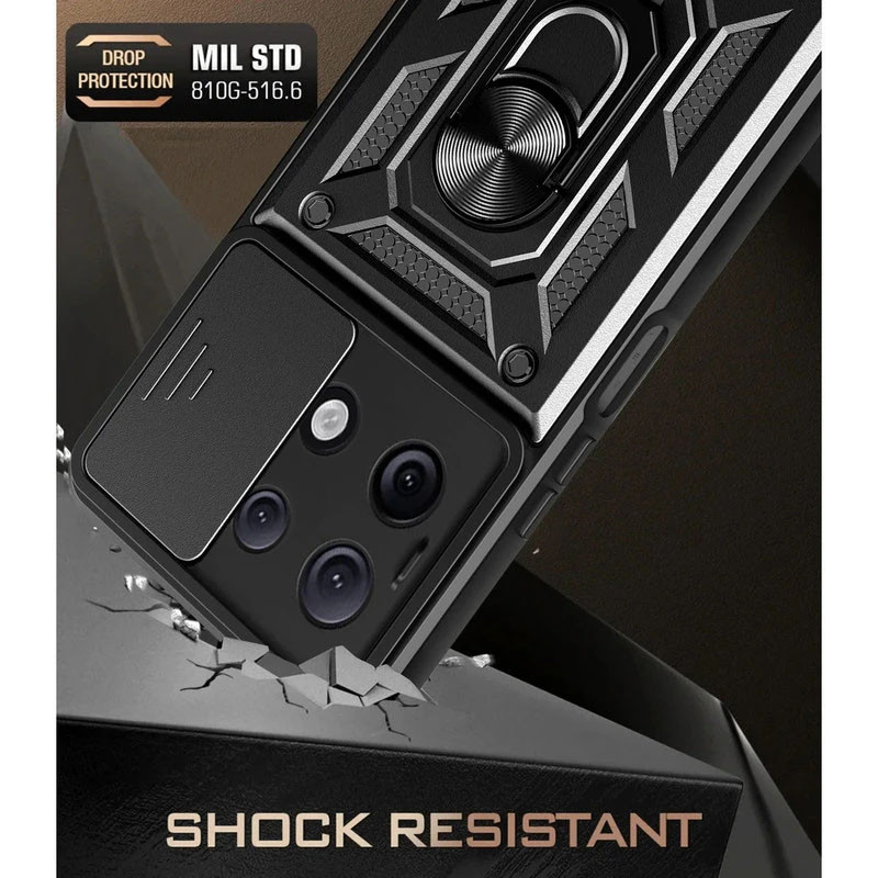 کاور اسپارتان مدل Defender Armor Strap مناسب برای گوشی موبایل شیائومی Redmi Note 14s به همراه بندآویز