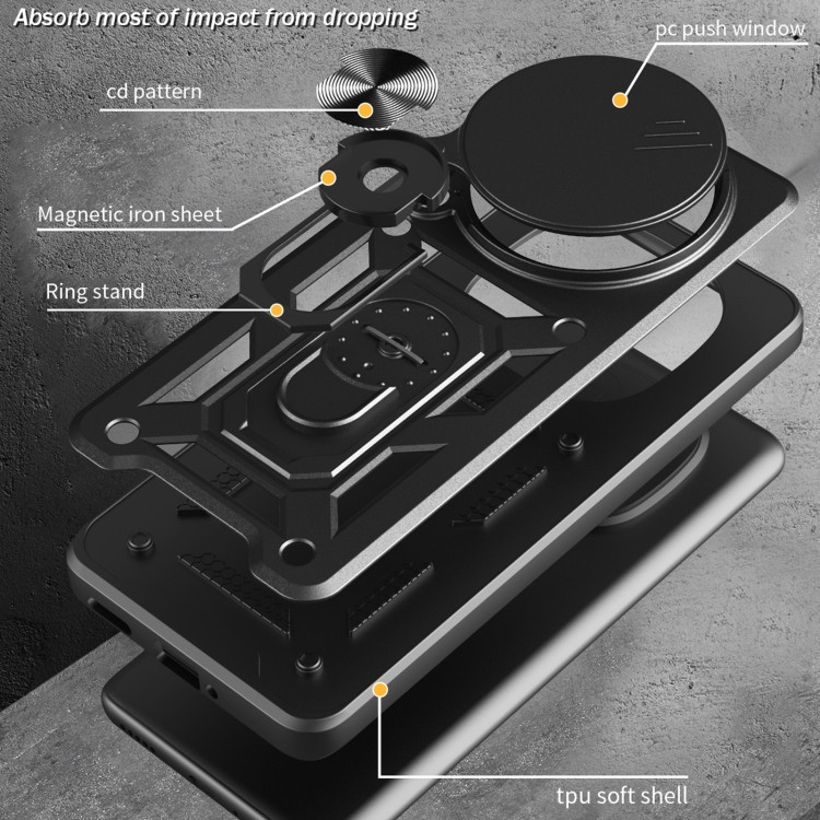 کاور اسپارتان مدل Defender Armor Strap مناسب برای گوشی موبایل شیائومی Redmi Note 14s به همراه بندآویز
