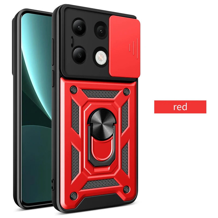 کاور اسپارتان مدل Defender Armor Strap مناسب برای گوشی موبایل شیائومی Redmi Note 14s به همراه بندآویز