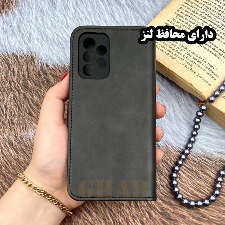 کیف کلاسوری لئو قاب مدل KKL مناسب برای گوشی موبایل سامسونگ Galaxy A57