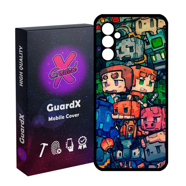 کاور گارد ایکس طرح Minecraft مدل 10886 مناسب برای گوشی موبایل سامسونگ Galaxy A24/A24 4G/M34 5G