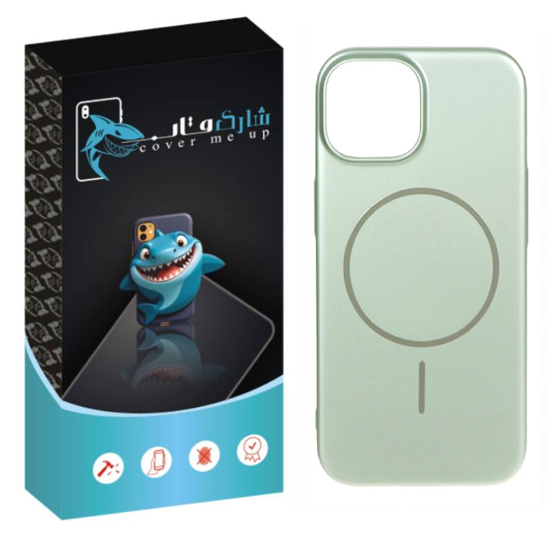 کاور شارک قاب مدل متالیک مناسب برای گوشی موبایل اپل Iphone 12 Pro Max