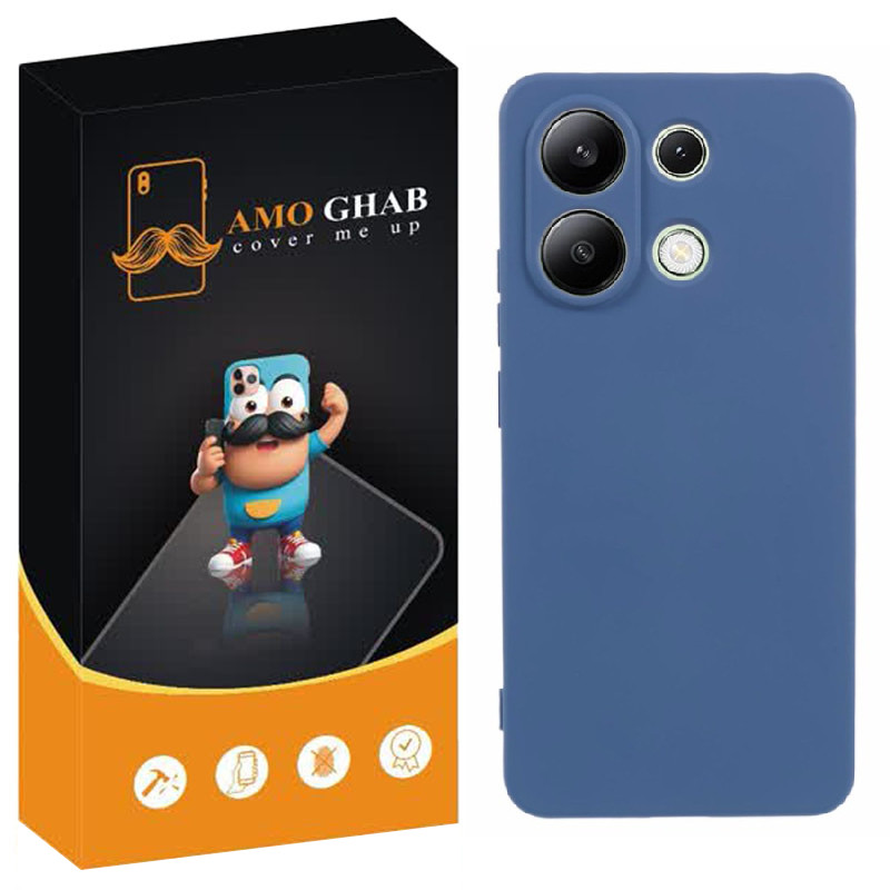 کاور عمو قاب مدل سیلیکونی پاک کنی مناسب برای گوشی موبایل شیائومی Poco M6 Pro 4G