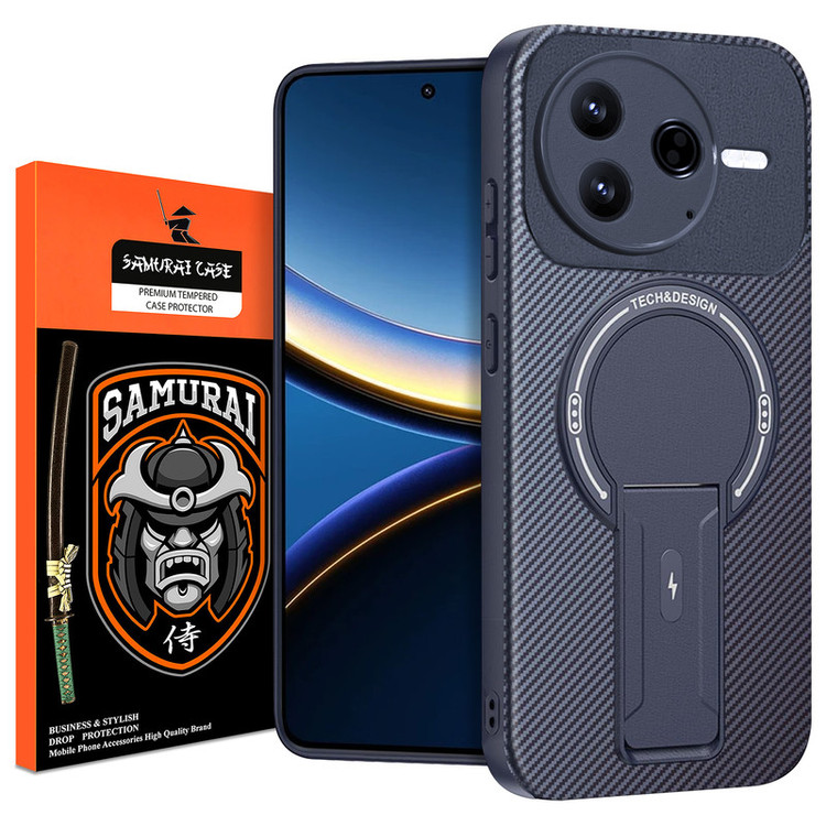 کاور سامورایی مدل Carbon Stand مناسب برای گوشی موبایل شیائومی Poco F7 Pro