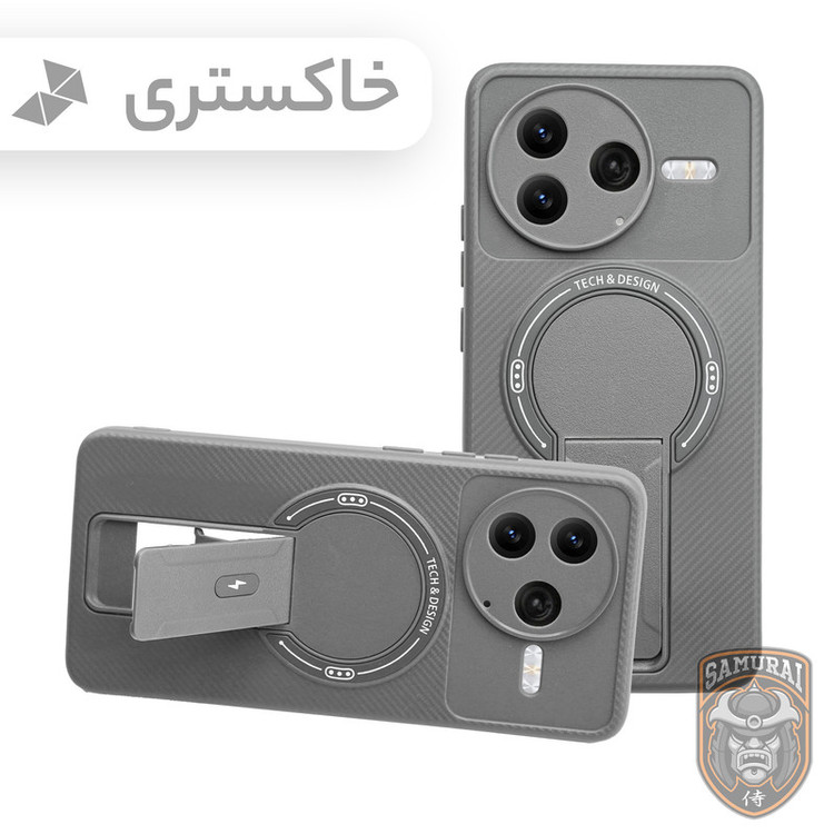 کاور سامورایی مدل Carbon Stand مناسب برای گوشی موبایل شیائومی Poco F7 Pro