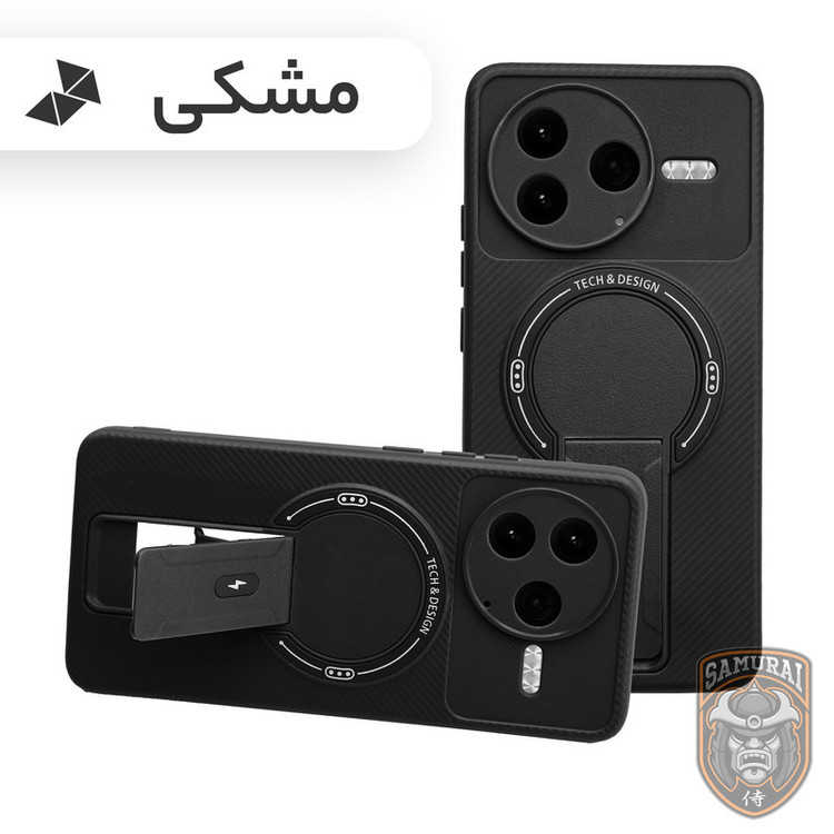 کاور سامورایی مدل Carbon Stand مناسب برای گوشی موبایل شیائومی Poco F7 Pro