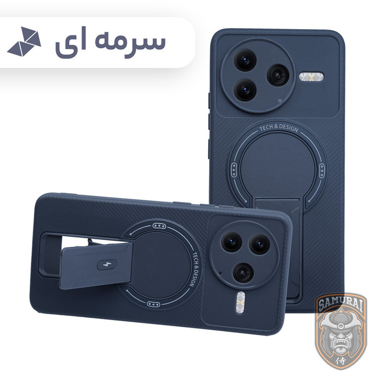 کاور سامورایی مدل Carbon Stand مناسب برای گوشی موبایل شیائومی Poco F7 Pro