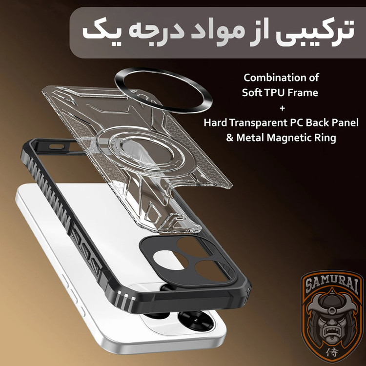 کاور سامورایی مدل Shocksafe مناسب برای گوشی موبایل آنر 400 Lite