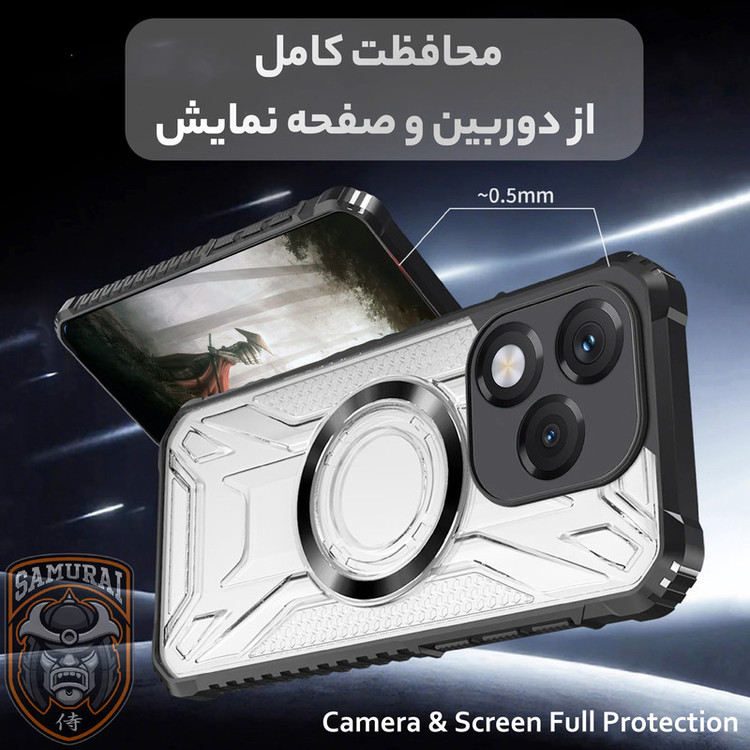 کاور سامورایی مدل Shocksafe مناسب برای گوشی موبایل آنر 400 Lite