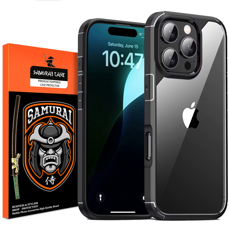 کاور سامورایی مدل SPC مناسب برای گوشی موبایل اپل iPhone 16 Pro Max