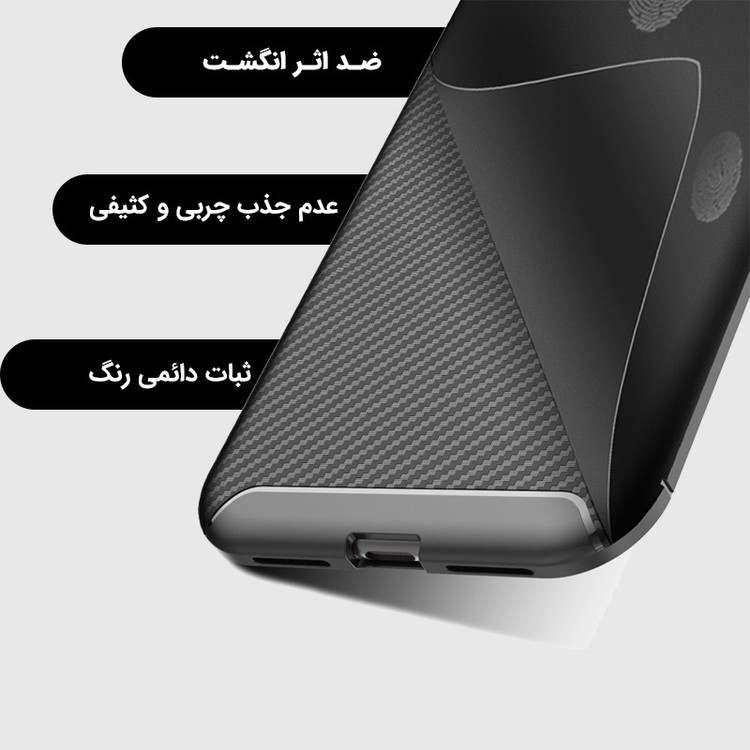 کاور لوکسار مدل Carbon Fiber 2مناسب برای گوشی موبایل شیائومی Poco X5 5G / Redmi Note 12 5G