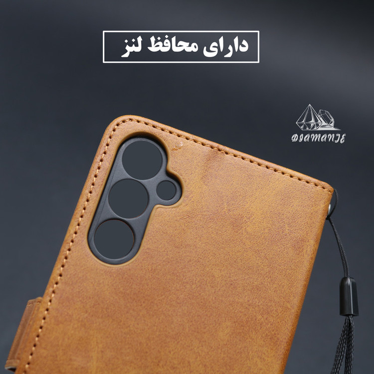 کیف کلاسوری دیامانته مدل Band Bk مناسب برای گوشی موبایل شیائومی Redmi A5 به همراه بندآویز