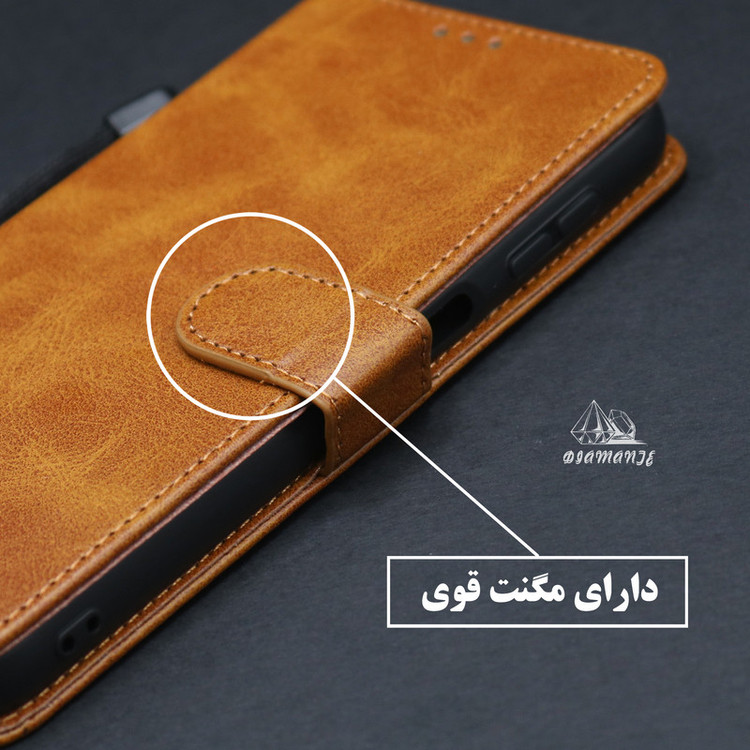کیف کلاسوری دیامانته مدل Band Bk مناسب برای گوشی موبایل شیائومی Redmi A5 به همراه بندآویز
