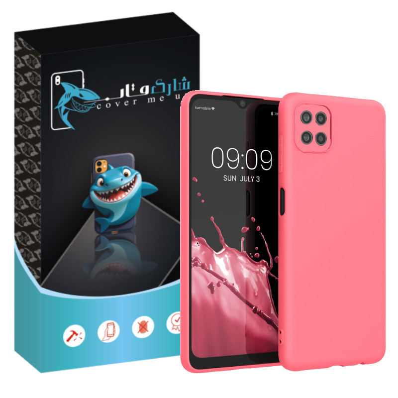 کاور شارک قاب مدل سیلیکونی پاک کنی مناسب برای گوشی موبایل سامسونگ Galaxy A22 5G