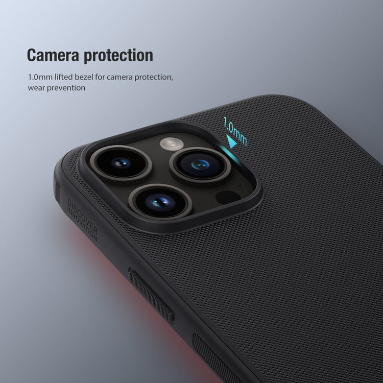 کاور نیلکین مدل Super Frosted Shield Pro مناسب برای گوشی موبایل اپل iPhone 15 Pro Max
