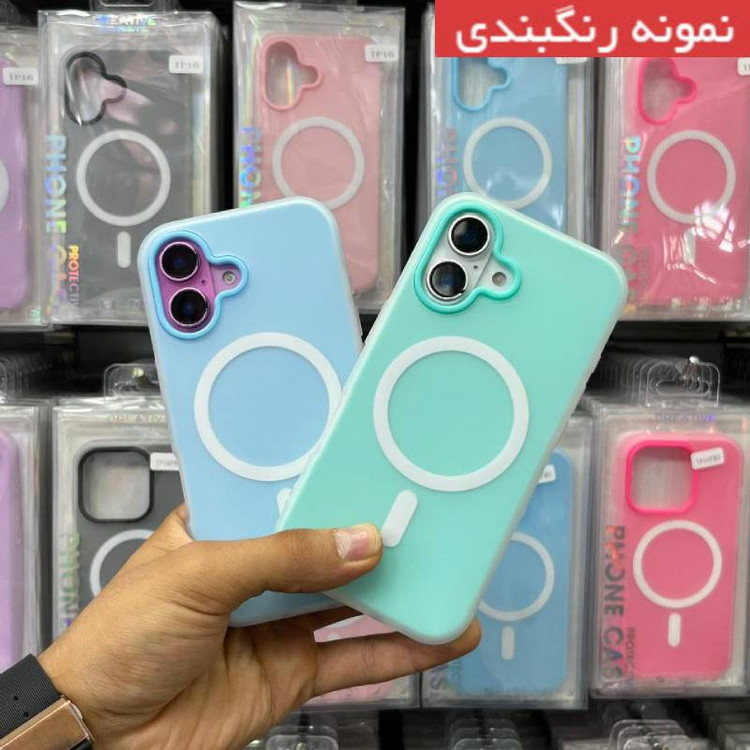 کاور کپتن قاب مدل سیلیکیونی طرح پاستیلی مناسب برای گوشی موبایل اپل IPhone 13 Pro Max
