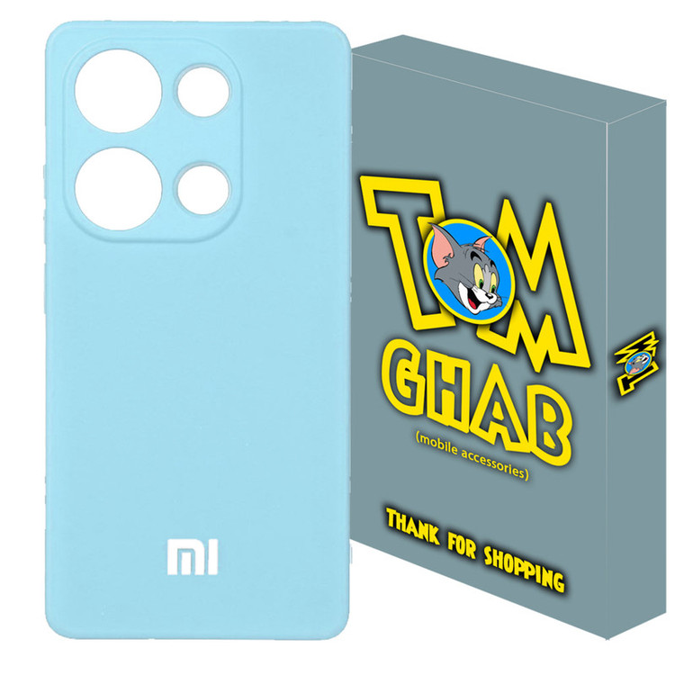 کاور تام قاب مدل سیلیکونی پاک کنی مناسب برای گوشی موبایل شیائومی Redmi Note 13 Pro 4G / Poco M6 Pro 4G