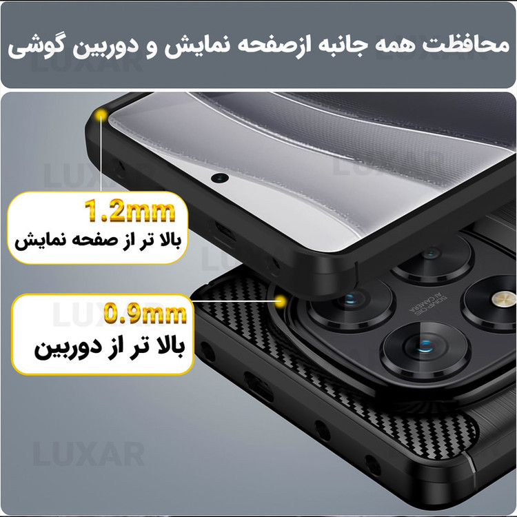 کاور لوکسار مدل note14proplus -LS مناسب برای گوشی موبایل شیائومی Redmi Note 14 Pro Plus 5G