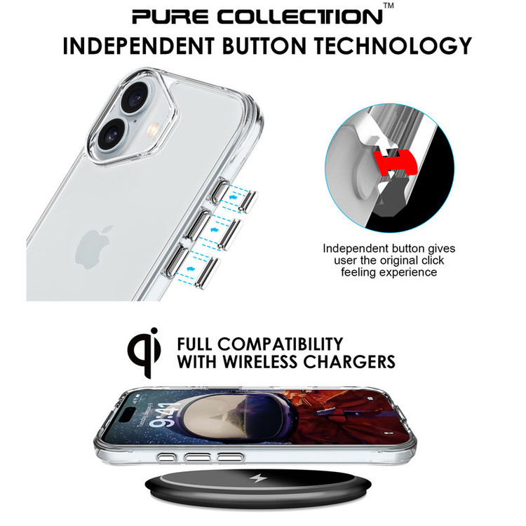 کاور سامورایی مدل PURE مناسب برای گوشی موبایل اپل iPhone 16