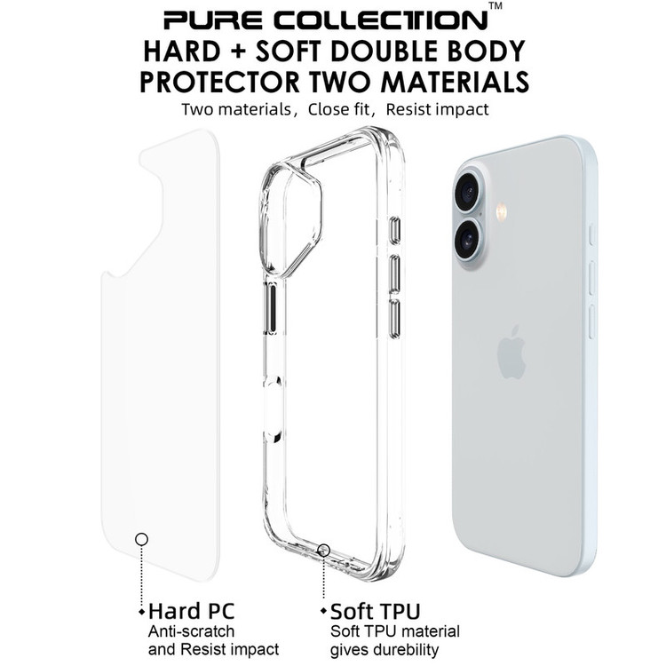 کاور سامورایی مدل PURE مناسب برای گوشی موبایل اپل iPhone 16
