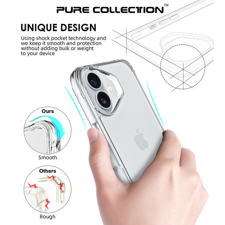 کاور سامورایی مدل PURE مناسب برای گوشی موبایل اپل iPhone 16