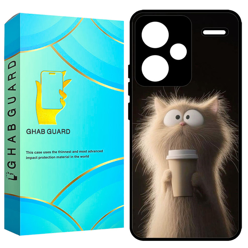 کاور قاب گارد طرح گربه مدل GCHPN13PL مناسب برای گوشی موبایل شیائومی Redmi Note 13 Pro Plus