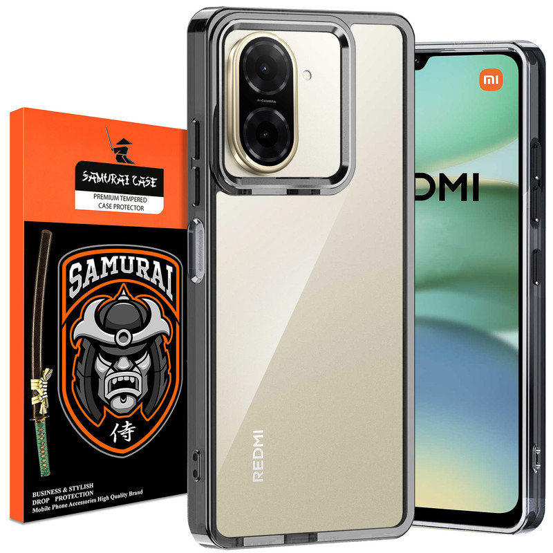 کاور سامورایی مدل Crystal Shield مناسب برای گوشی موبایل شیائومی Redmi A5 4G / Poco C71