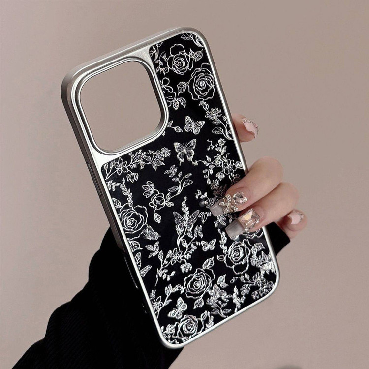کاور قاب یاران مدل پروانه مناسب برای گوشی موبایل اپل iPhone 15 Pro Max
