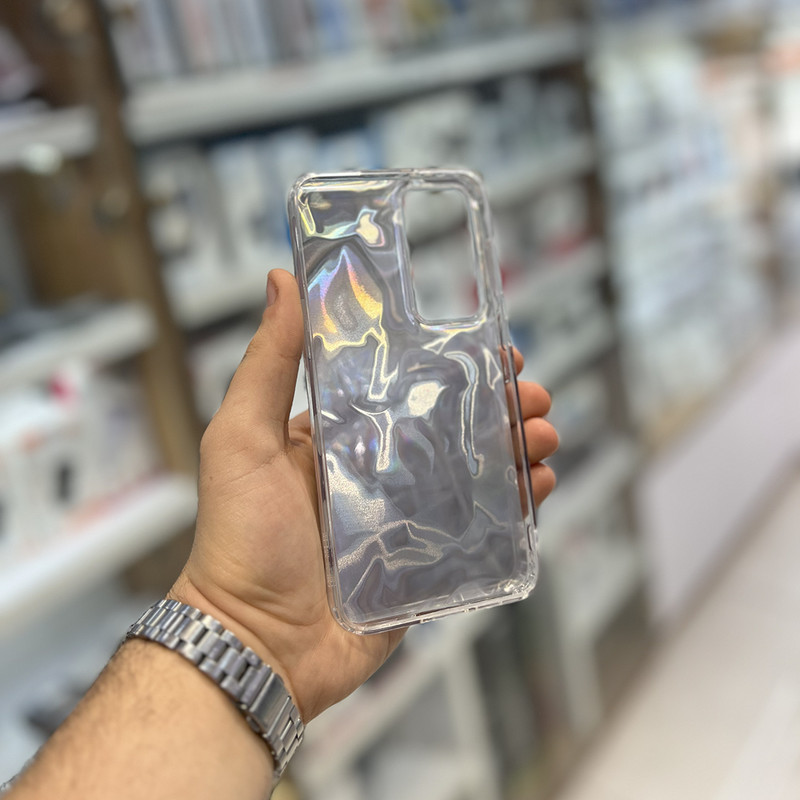 کاور طرح قلبی هولوگرامی مناسب برای گوشی موبایل سامسونگ Galaxy S21 FE