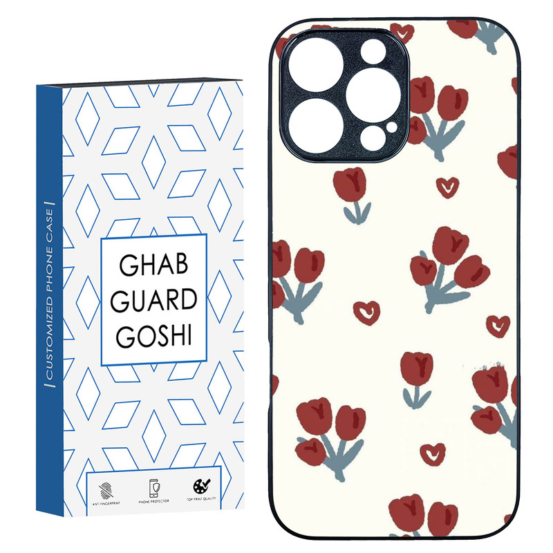 کاور قاب گارد گوشی طرح گل کد TPU-140 مناسب برای گوشی موبایل اپل Iphone 16 Pro Max