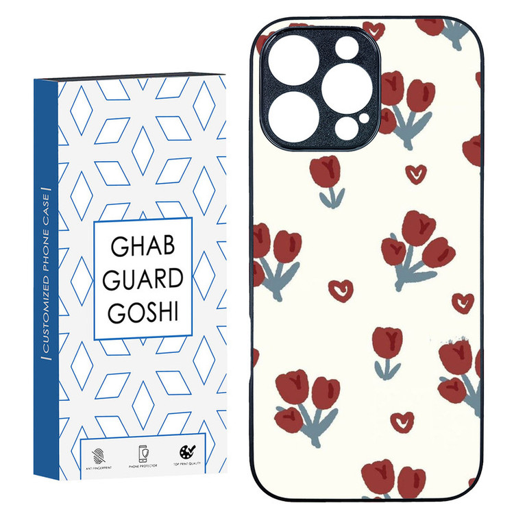 کاور قاب گارد گوشی طرح گل کد TPU-140 مناسب برای گوشی موبایل اپل Iphone 16 Pro Max