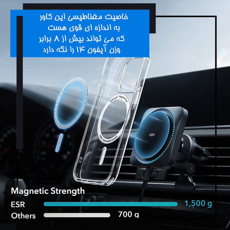 کاور مگ سیف مدل MS-14 مناسب برای گوشی موبایل اپل iPhone 14 Plus