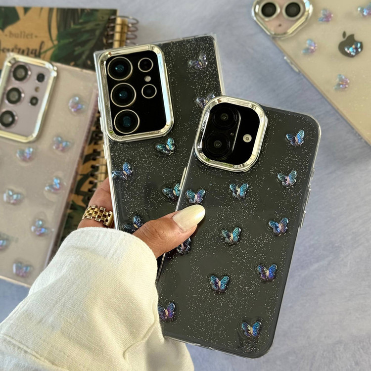 کاور قاب یاران مدل پروانه مناسب برای گوشی موبایل اپل iPhone 15