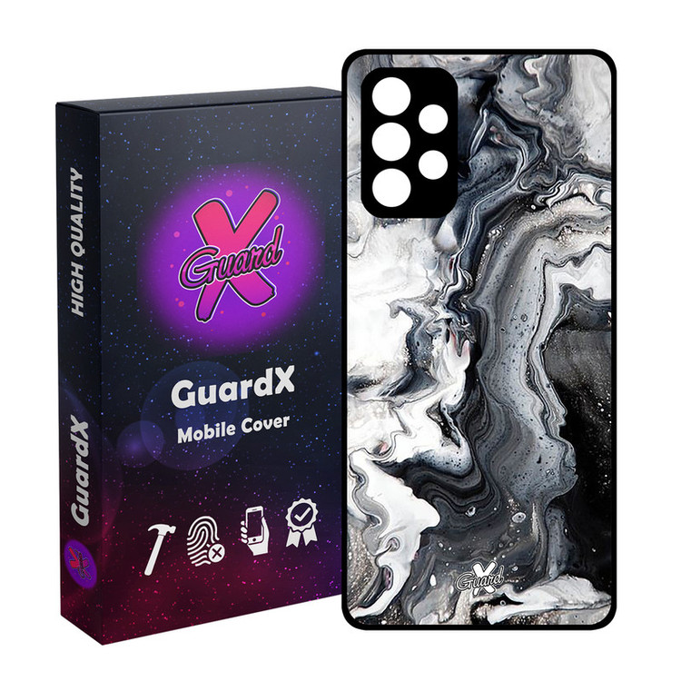 کاور گارد ایکس طرح ماربل مدل Glass10277 مناسب برای گوشی موبایل سامسونگ Galaxy A72