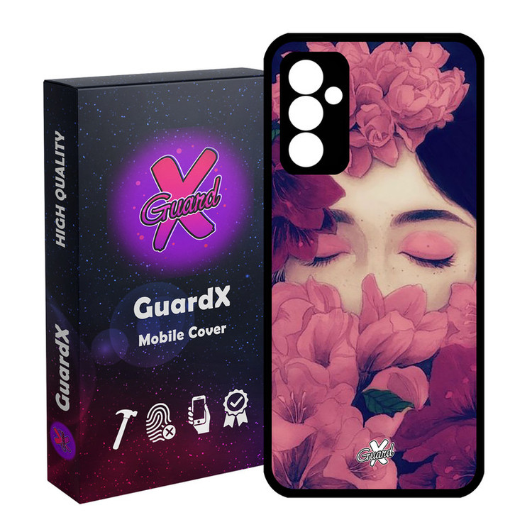 کاور گارد ایکس طرح Girl مدل Glass10027 مناسب برای گوشی موبایل سامسونگ Galaxy S23 FE