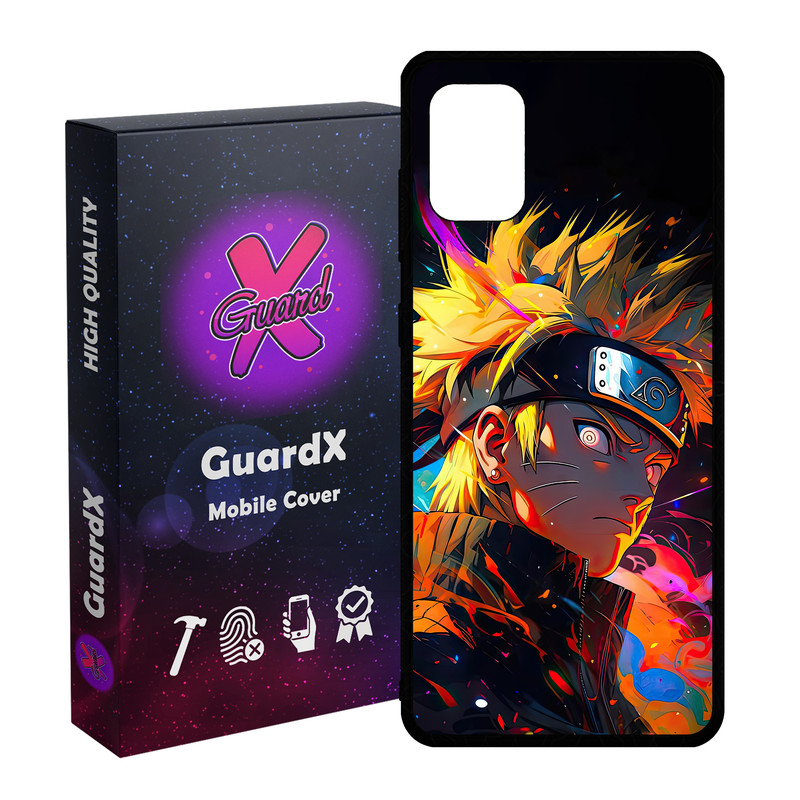 کاور گارد ایکس طرح ناروتو انیمه مدل Glass10689 مناسب برای گوشی موبایل سامسونگ Galaxy A31