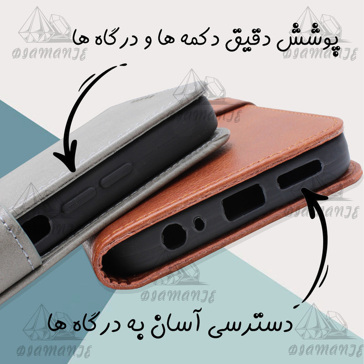 کیف کلاسوری دیامانته مدل Deri Gn مناسب برای گوشی موبایل سامسونگ Galaxy A07