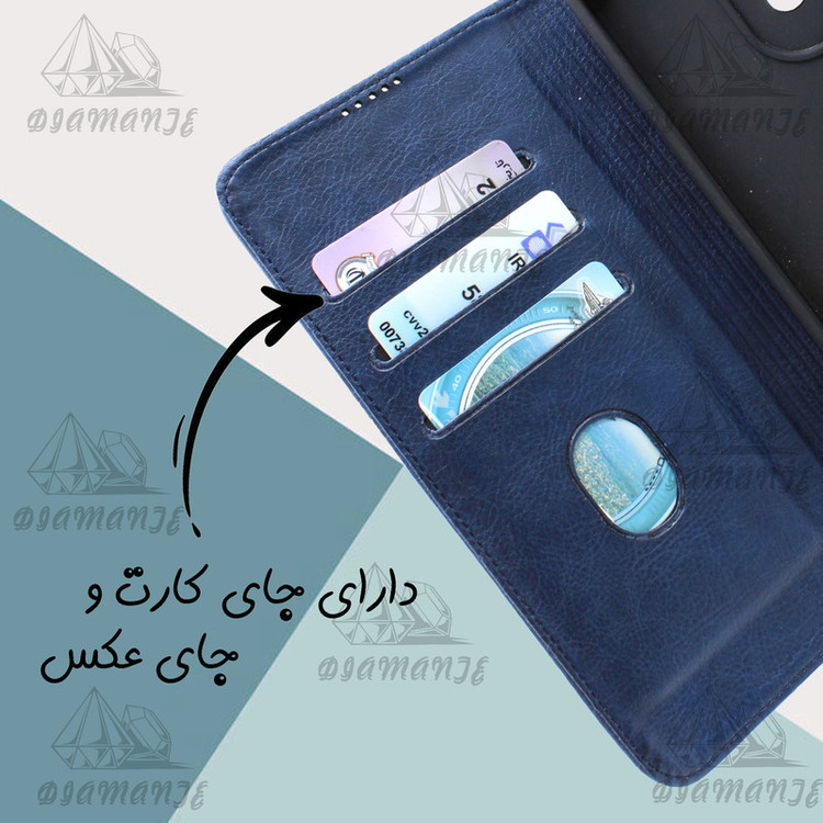 کیف کلاسوری دیامانته مدل Deri Gn مناسب برای گوشی موبایل سامسونگ Galaxy A07