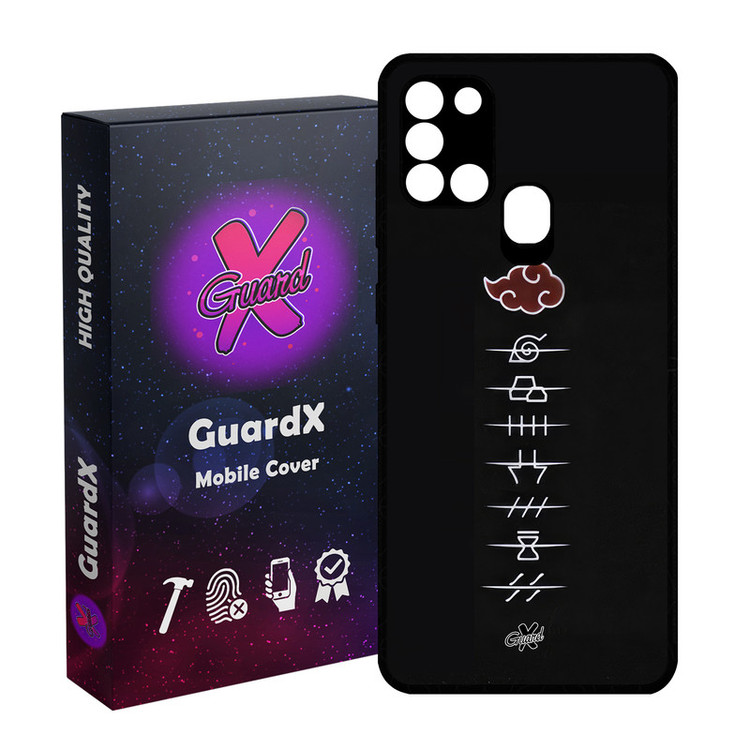 کاور گارد ایکس طرح Naruto Anime مدل Glass10586 مناسب برای گوشی موبایل سامسونگ Galaxy A21s
