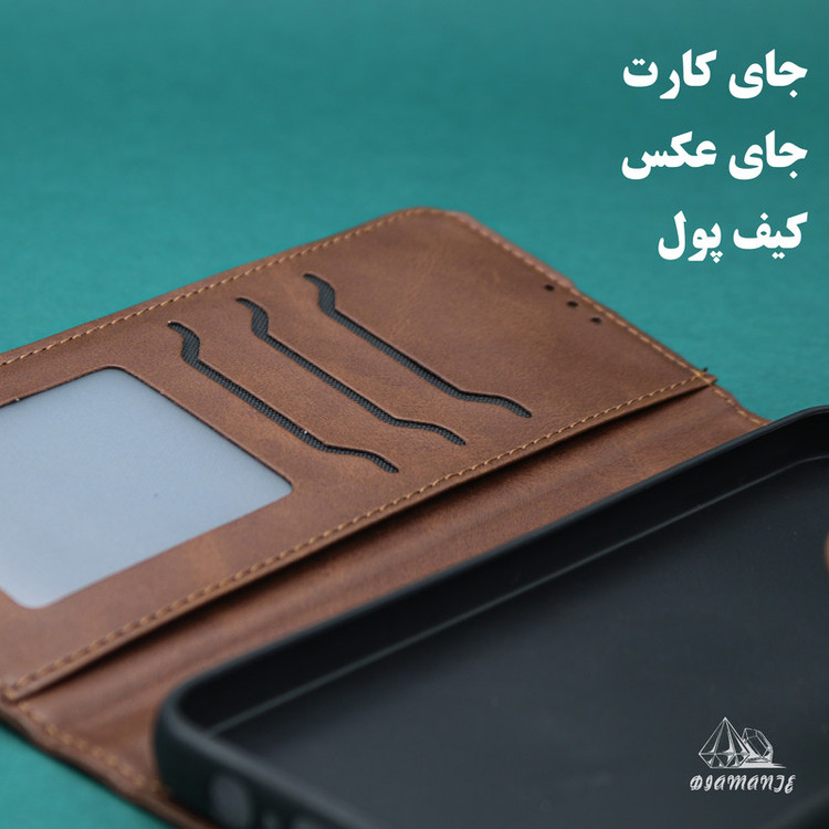 کیف کلاسوری دیامانته مدل Mortand Gn مناسب برای گوشی موبایل شیائومی Redmi Note 15 4G به همراه بندآویز