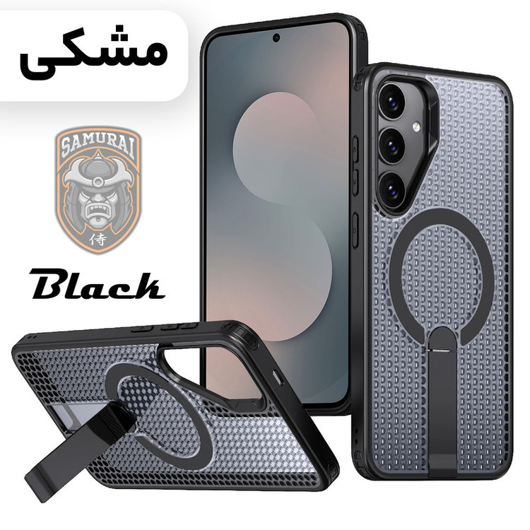 کاور سامورایی مدل Cool Stand مناسب برای گوشی موبایل سامسونگ Galaxy S25 FE