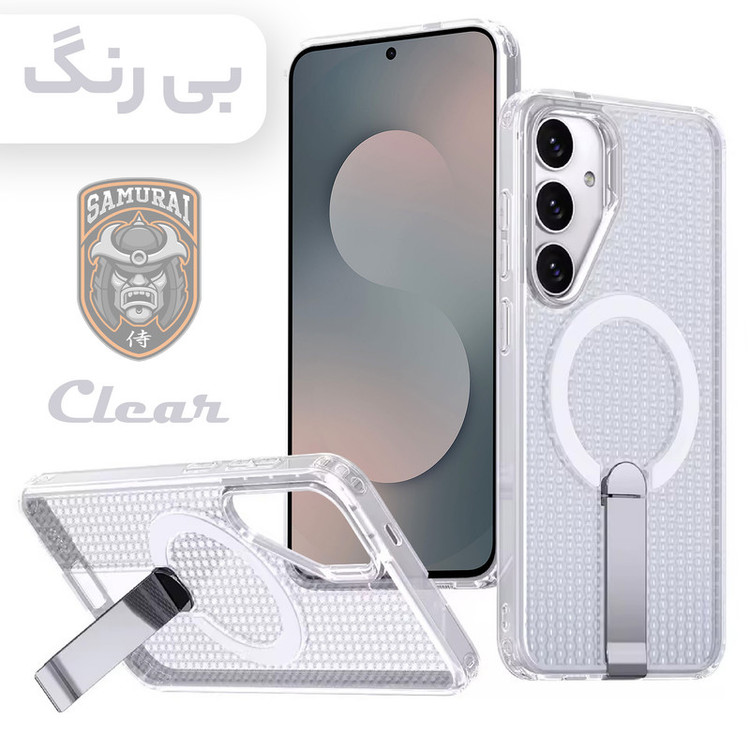 کاور سامورایی مدل Cool Stand مناسب برای گوشی موبایل سامسونگ Galaxy S25 FE