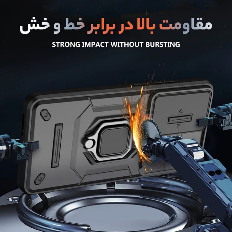 کاور سامورایی مدل Shockproof مناسب برای گوشی موبایل سامسونگ Galaxy A26 / Galaxy A26 5G