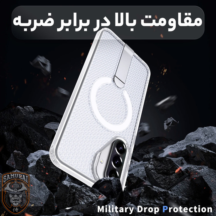 کاور سامورایی مدل Cool Stand مناسب برای گوشی موبایل سامسونگ Galaxy A56