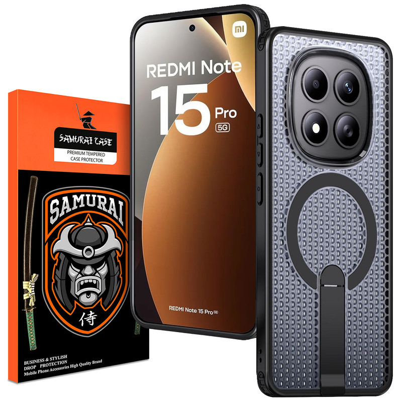 کاور سامورایی مدل Cool Stand مناسب برای گوشی موبایل شیائومی Redmi Note 15 Pro 5G