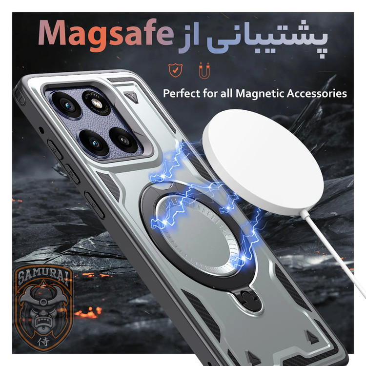 کاور سامورایی مدل Standra مناسب برای گوشی موبایل موتورولا Edge 60 / موتورولا Edge 60 Pro / موتورولا Edge 60 Fusion