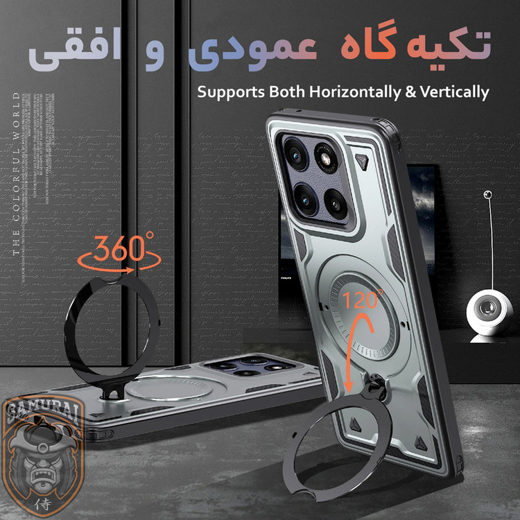 کاور سامورایی مدل Standra مناسب برای گوشی موبایل موتورولا Edge 60 / موتورولا Edge 60 Pro / موتورولا Edge 60 Fusion
