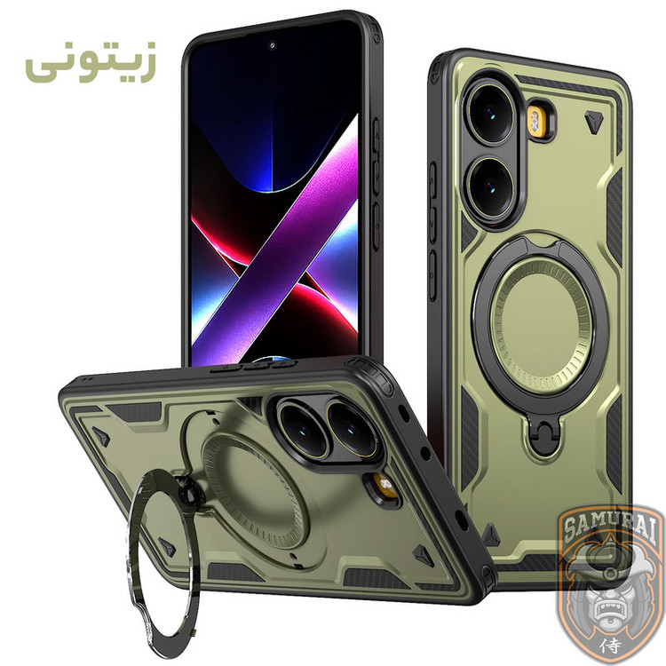 کاور سامورایی مدل Standra مناسب برای گوشی موبایل شیائومی Poco X7 Pro