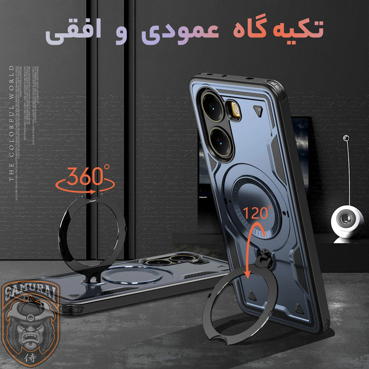 کاور سامورایی مدل Standra مناسب برای گوشی موبایل شیائومی Poco X7 Pro